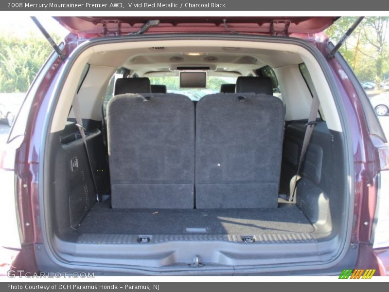 Vivid Red Metallic / Charcoal Black 2008 Mercury Mountaineer Premier AWD