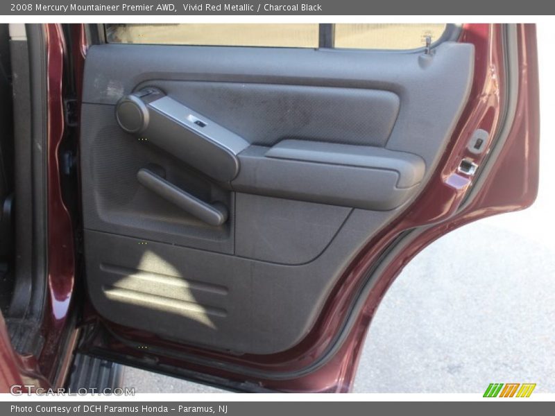 Vivid Red Metallic / Charcoal Black 2008 Mercury Mountaineer Premier AWD