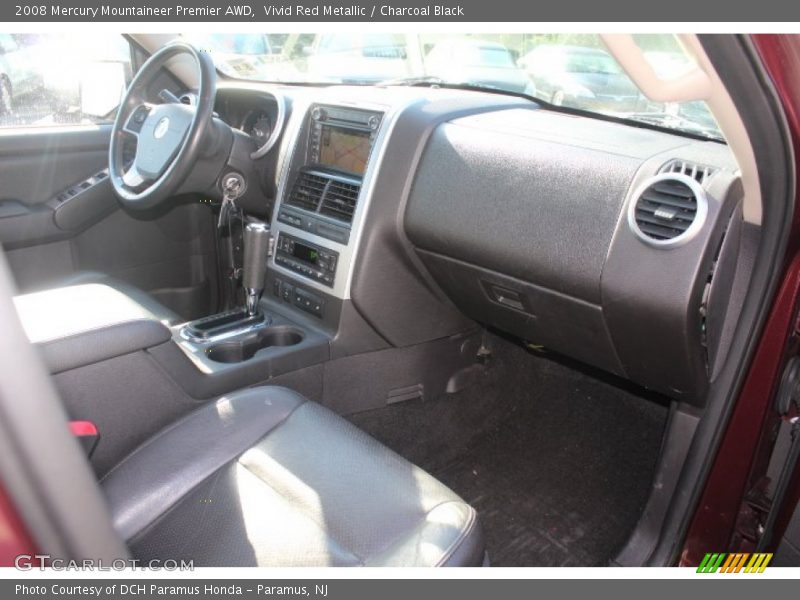 Vivid Red Metallic / Charcoal Black 2008 Mercury Mountaineer Premier AWD