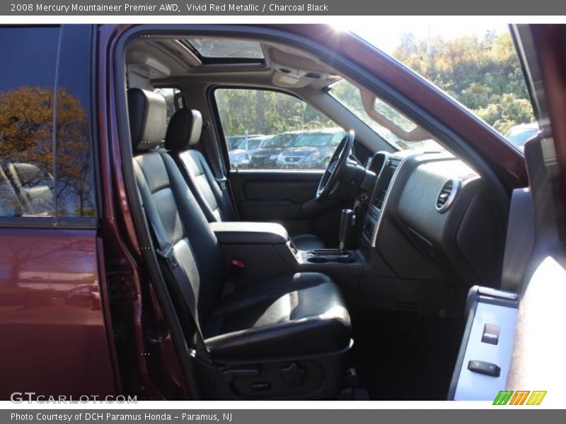 Vivid Red Metallic / Charcoal Black 2008 Mercury Mountaineer Premier AWD