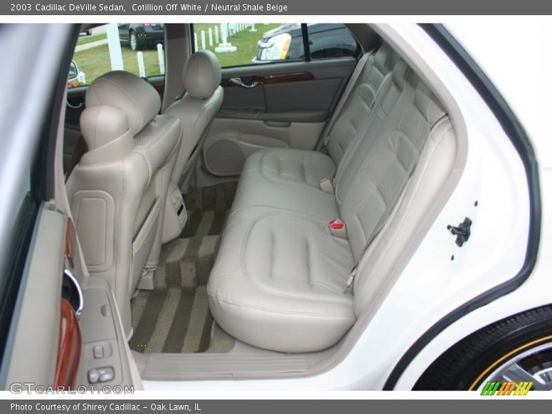 Rear Seat of 2003 DeVille Sedan