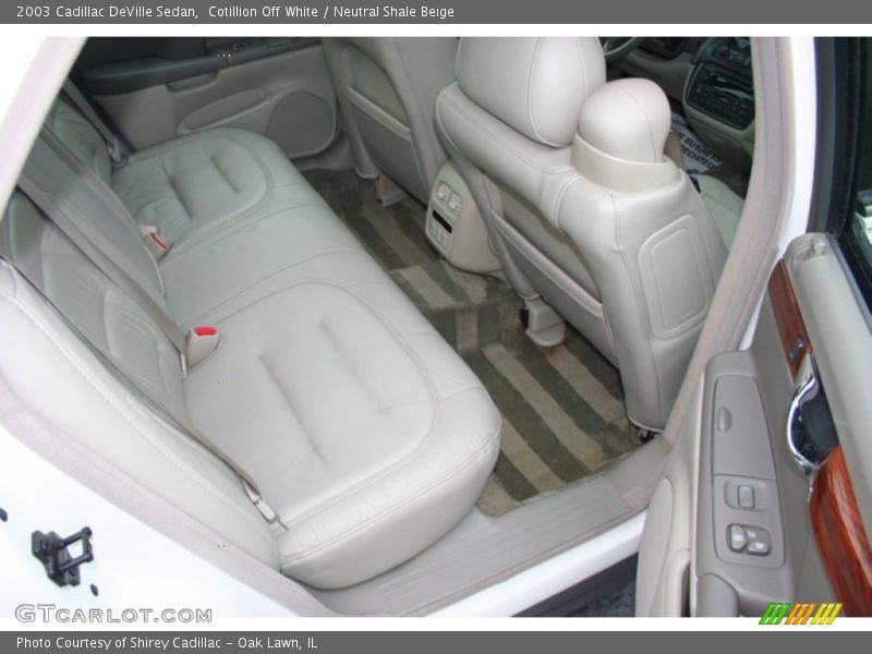 Rear Seat of 2003 DeVille Sedan