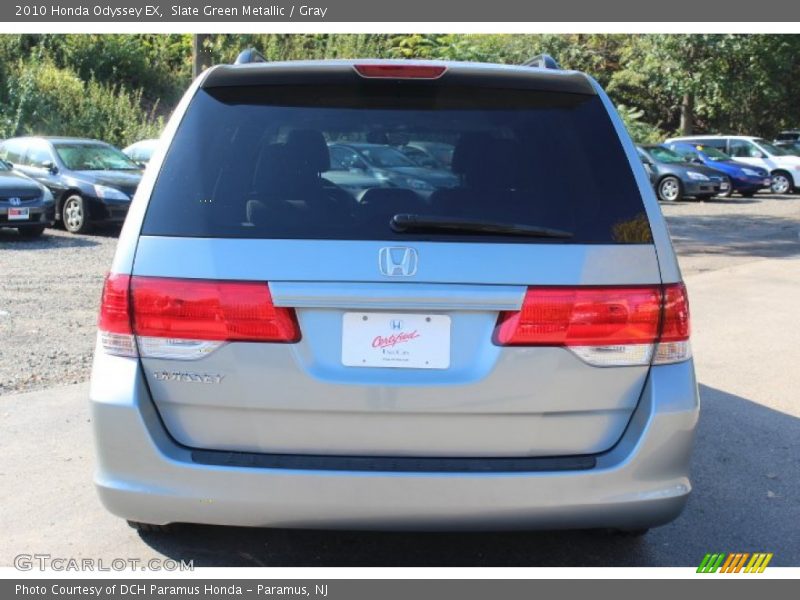 Slate Green Metallic / Gray 2010 Honda Odyssey EX