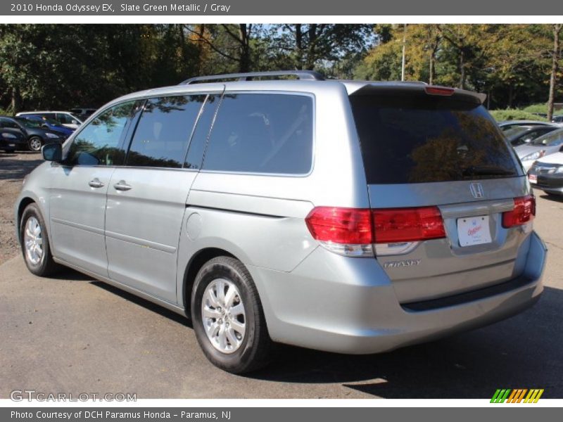 Slate Green Metallic / Gray 2010 Honda Odyssey EX