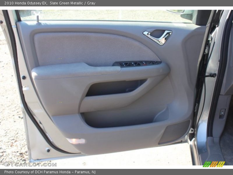 Slate Green Metallic / Gray 2010 Honda Odyssey EX