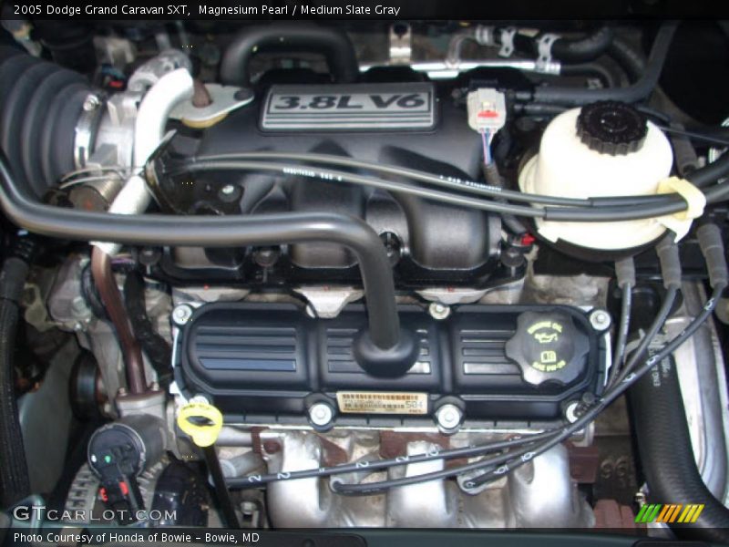 Magnesium Pearl / Medium Slate Gray 2005 Dodge Grand Caravan SXT