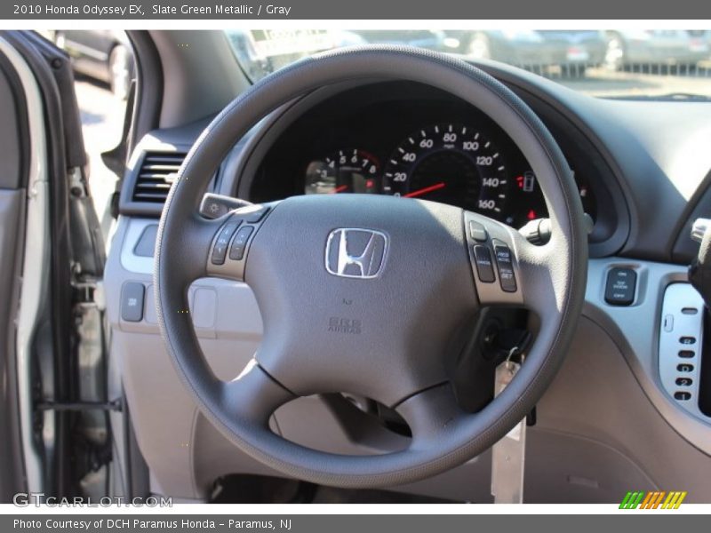 Slate Green Metallic / Gray 2010 Honda Odyssey EX