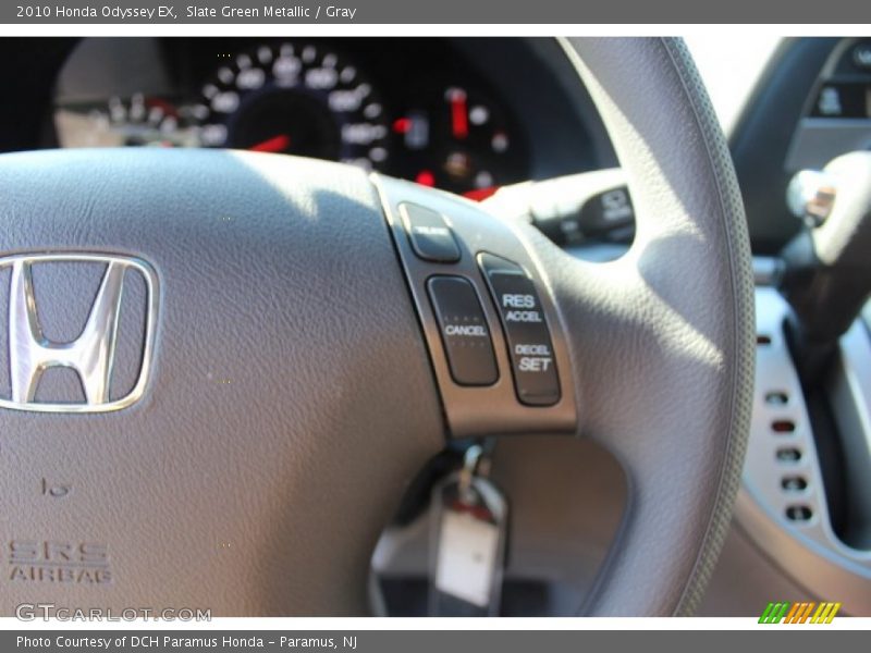 Slate Green Metallic / Gray 2010 Honda Odyssey EX