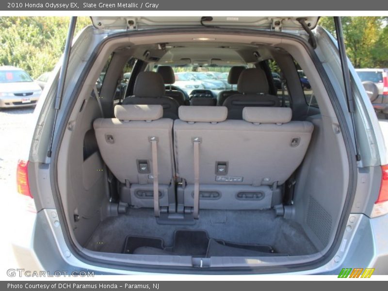 Slate Green Metallic / Gray 2010 Honda Odyssey EX