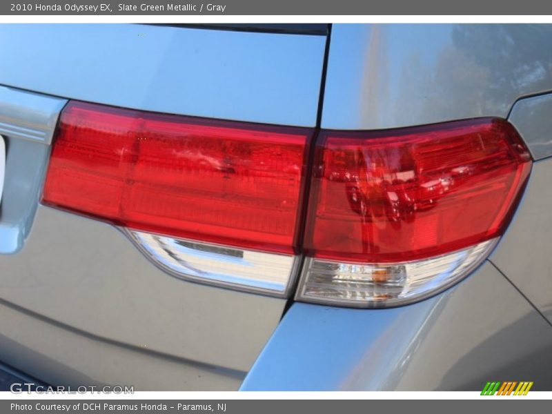 Slate Green Metallic / Gray 2010 Honda Odyssey EX