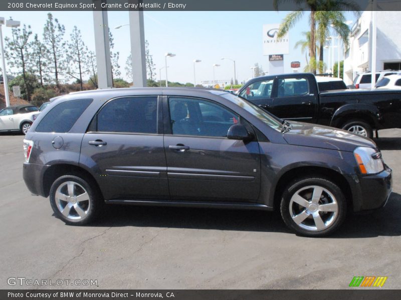 Granite Gray Metallic / Ebony 2008 Chevrolet Equinox Sport