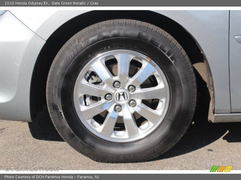 Slate Green Metallic / Gray 2010 Honda Odyssey EX
