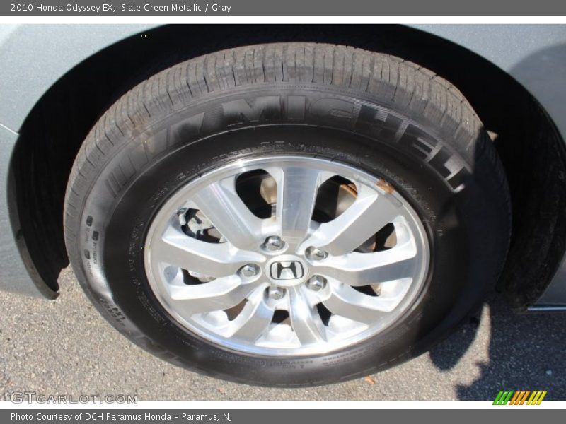 Slate Green Metallic / Gray 2010 Honda Odyssey EX