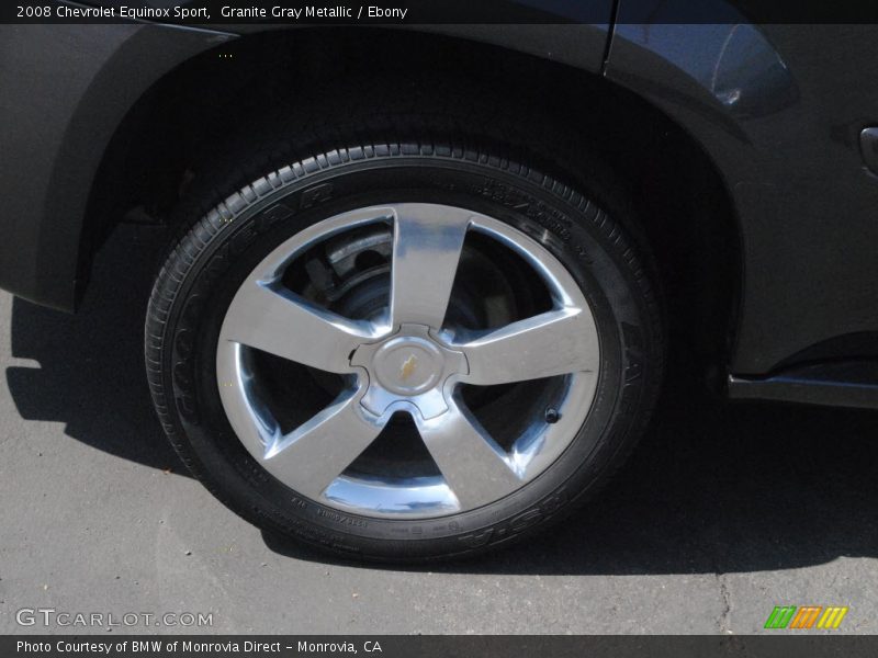 Granite Gray Metallic / Ebony 2008 Chevrolet Equinox Sport