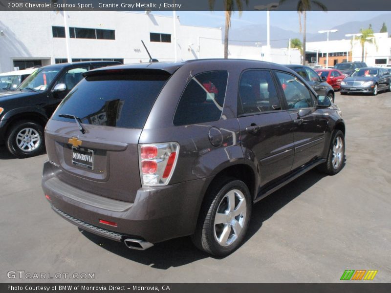 Granite Gray Metallic / Ebony 2008 Chevrolet Equinox Sport