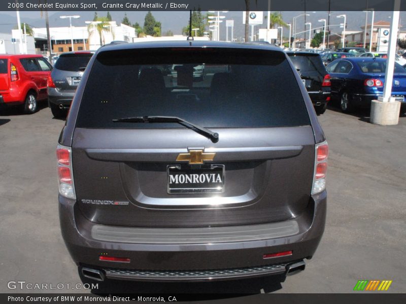 Granite Gray Metallic / Ebony 2008 Chevrolet Equinox Sport