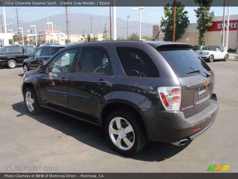 Granite Gray Metallic / Ebony 2008 Chevrolet Equinox Sport