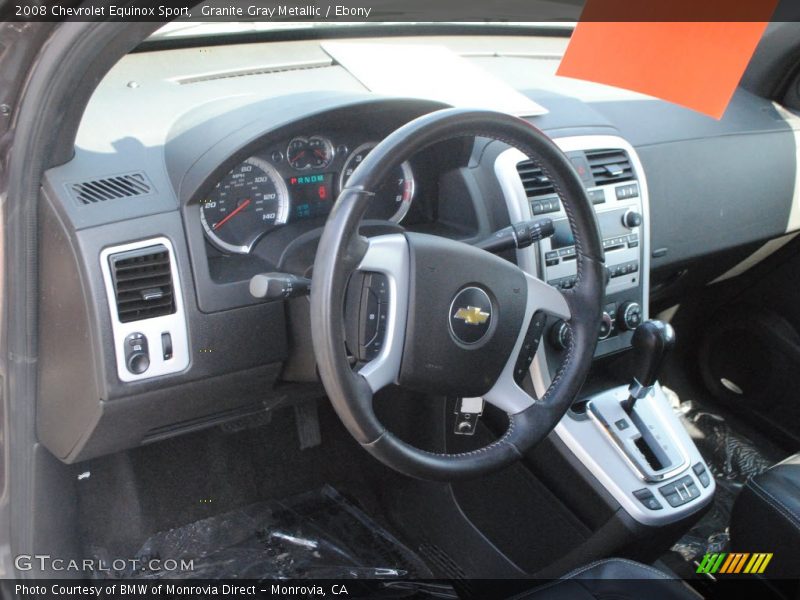 Granite Gray Metallic / Ebony 2008 Chevrolet Equinox Sport