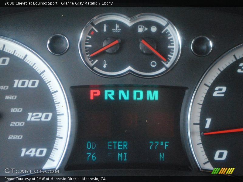 Granite Gray Metallic / Ebony 2008 Chevrolet Equinox Sport