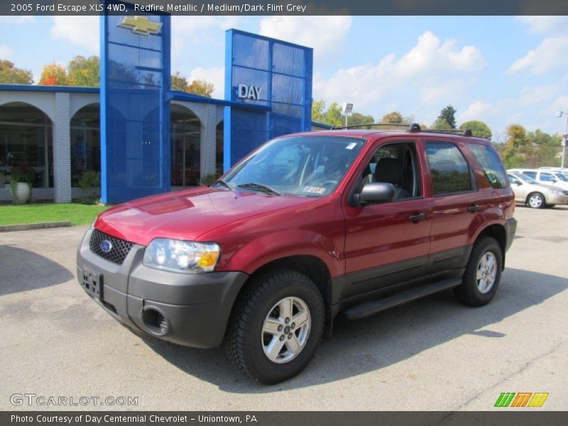 Redfire Metallic / Medium/Dark Flint Grey 2005 Ford Escape XLS 4WD