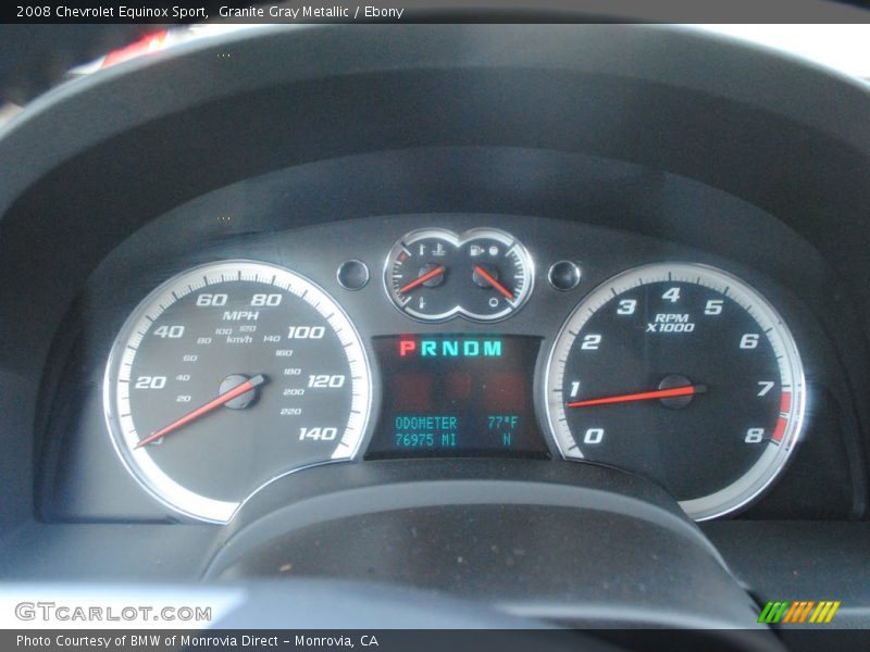 Granite Gray Metallic / Ebony 2008 Chevrolet Equinox Sport