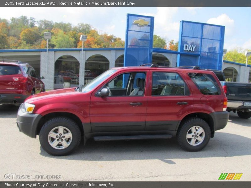 Redfire Metallic / Medium/Dark Flint Grey 2005 Ford Escape XLS 4WD