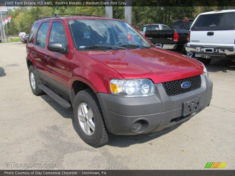 Redfire Metallic / Medium/Dark Flint Grey 2005 Ford Escape XLS 4WD