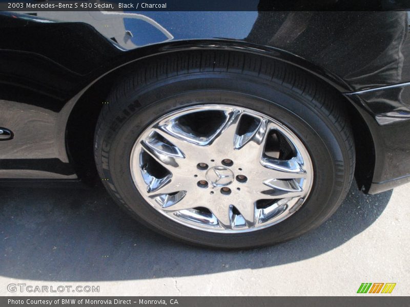 Black / Charcoal 2003 Mercedes-Benz S 430 Sedan