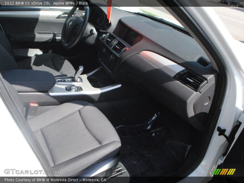 Alpine White / Black 2012 BMW X3 xDrive 28i