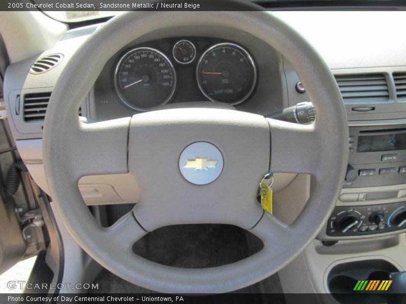 Sandstone Metallic / Neutral Beige 2005 Chevrolet Cobalt Sedan