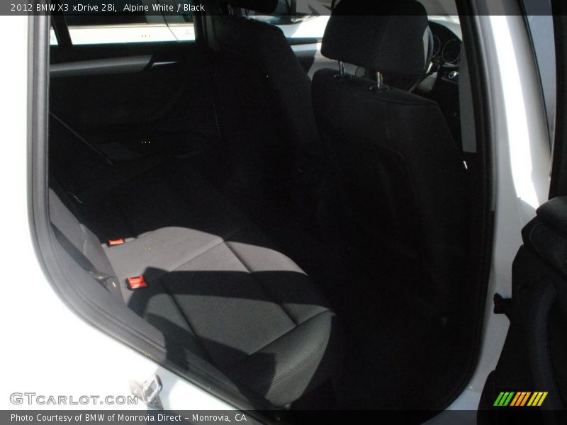 Alpine White / Black 2012 BMW X3 xDrive 28i
