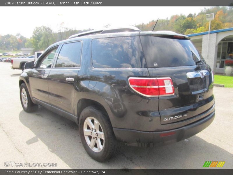 Carbon Flash Black / Black 2009 Saturn Outlook XE AWD