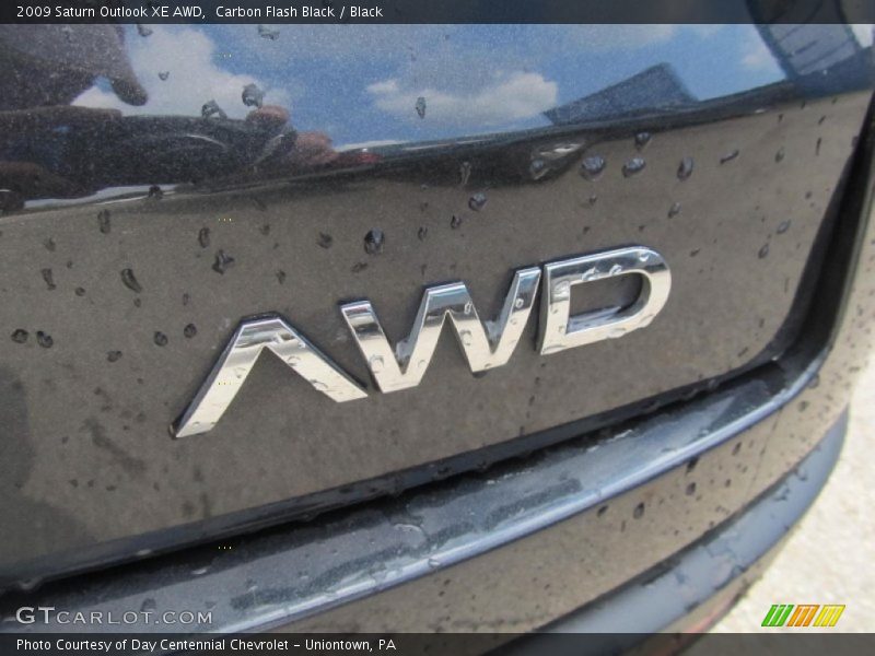 Carbon Flash Black / Black 2009 Saturn Outlook XE AWD