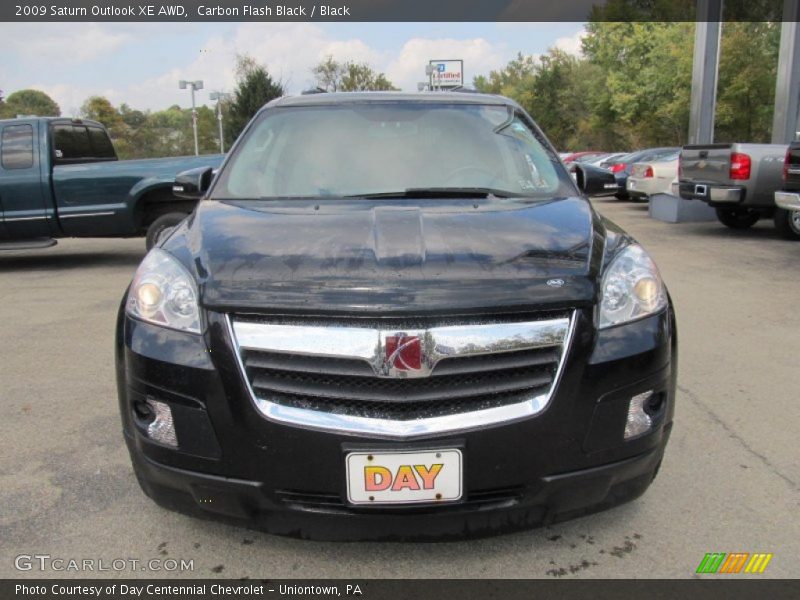 Carbon Flash Black / Black 2009 Saturn Outlook XE AWD