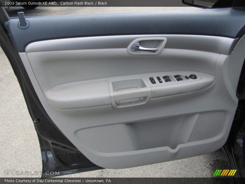 Carbon Flash Black / Black 2009 Saturn Outlook XE AWD