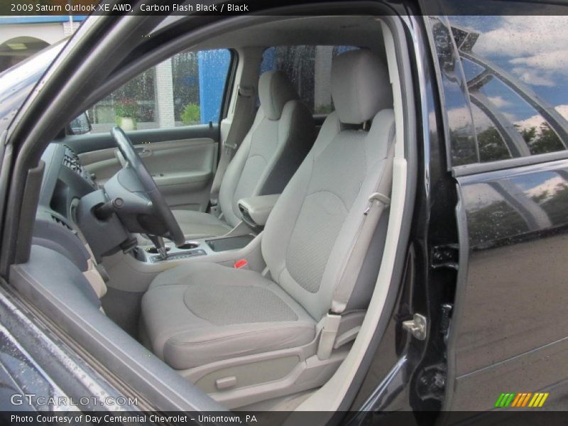 Carbon Flash Black / Black 2009 Saturn Outlook XE AWD