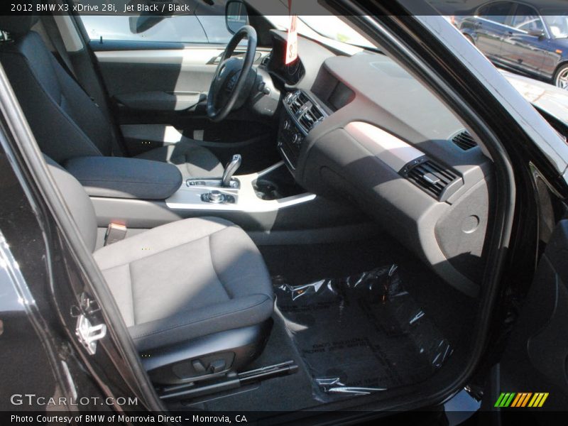 Jet Black / Black 2012 BMW X3 xDrive 28i