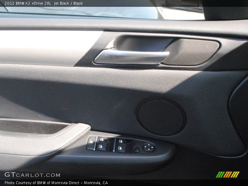 Jet Black / Black 2012 BMW X3 xDrive 28i