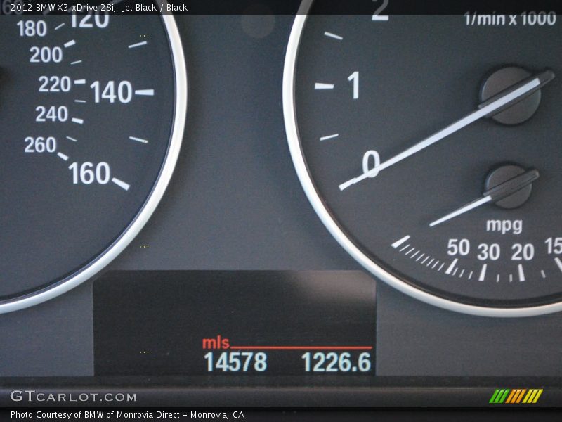 Jet Black / Black 2012 BMW X3 xDrive 28i