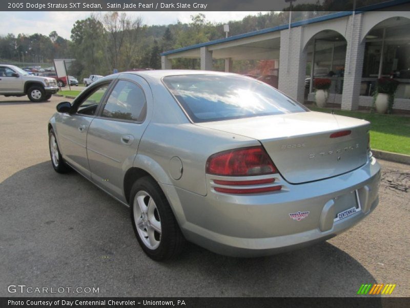 Satin Jade Pearl / Dark Slate Gray 2005 Dodge Stratus SXT Sedan