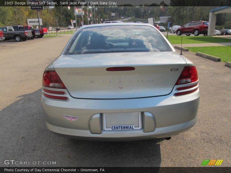 Satin Jade Pearl / Dark Slate Gray 2005 Dodge Stratus SXT Sedan