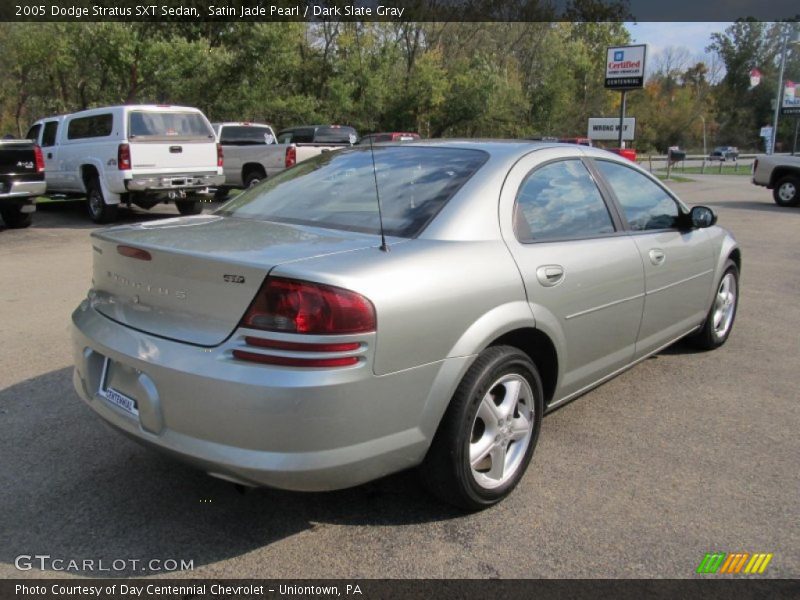 Satin Jade Pearl / Dark Slate Gray 2005 Dodge Stratus SXT Sedan