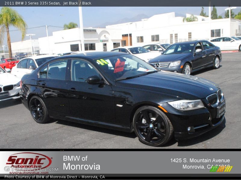Jet Black / Black 2011 BMW 3 Series 335i Sedan