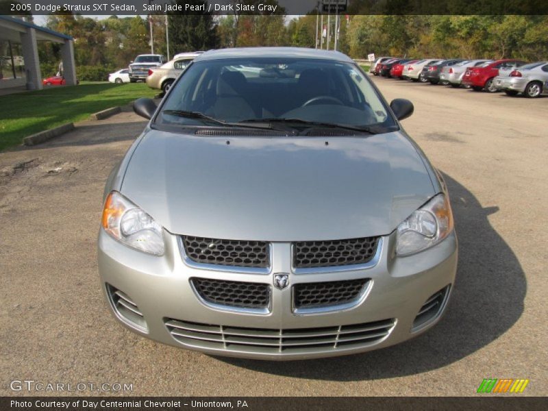 Satin Jade Pearl / Dark Slate Gray 2005 Dodge Stratus SXT Sedan