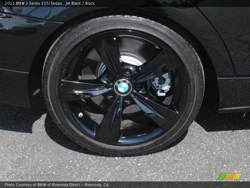Jet Black / Black 2011 BMW 3 Series 335i Sedan