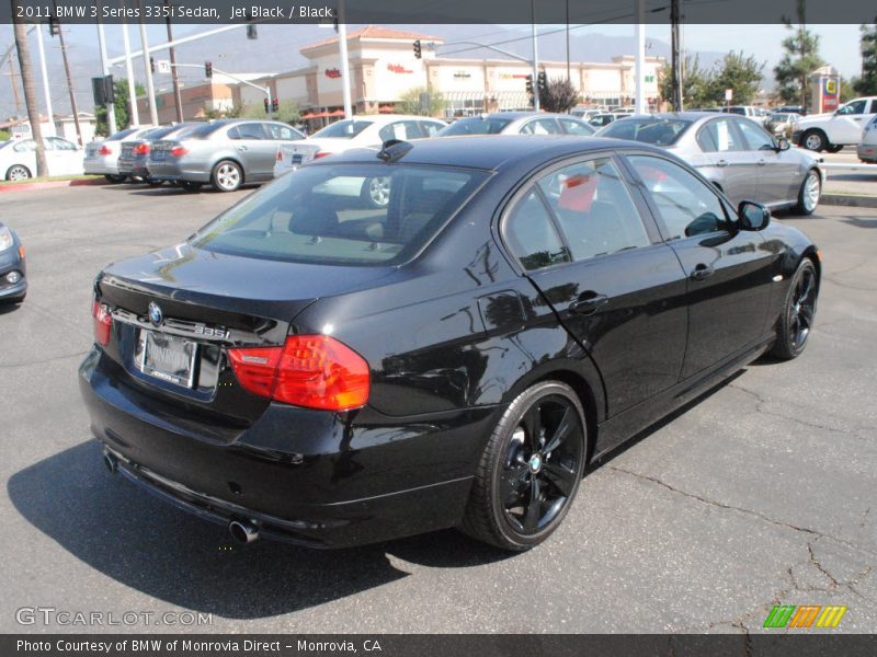 Jet Black / Black 2011 BMW 3 Series 335i Sedan