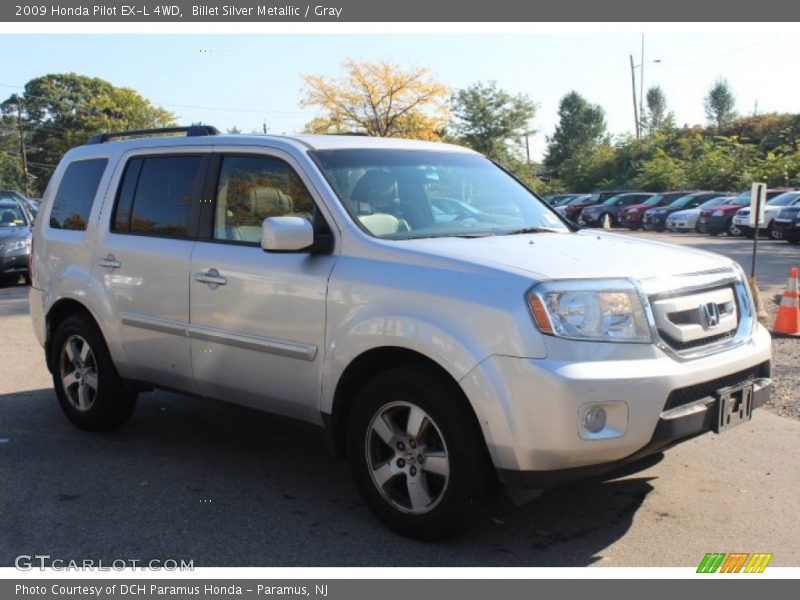 Billet Silver Metallic / Gray 2009 Honda Pilot EX-L 4WD