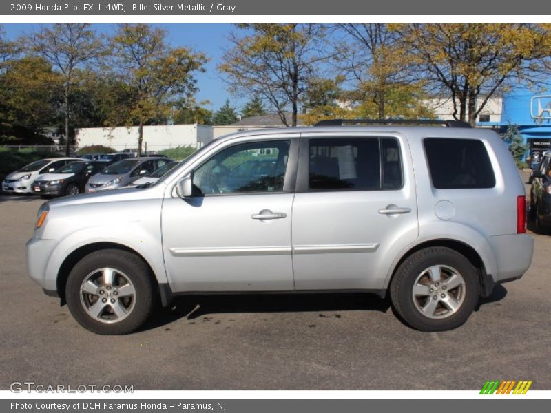 Billet Silver Metallic / Gray 2009 Honda Pilot EX-L 4WD