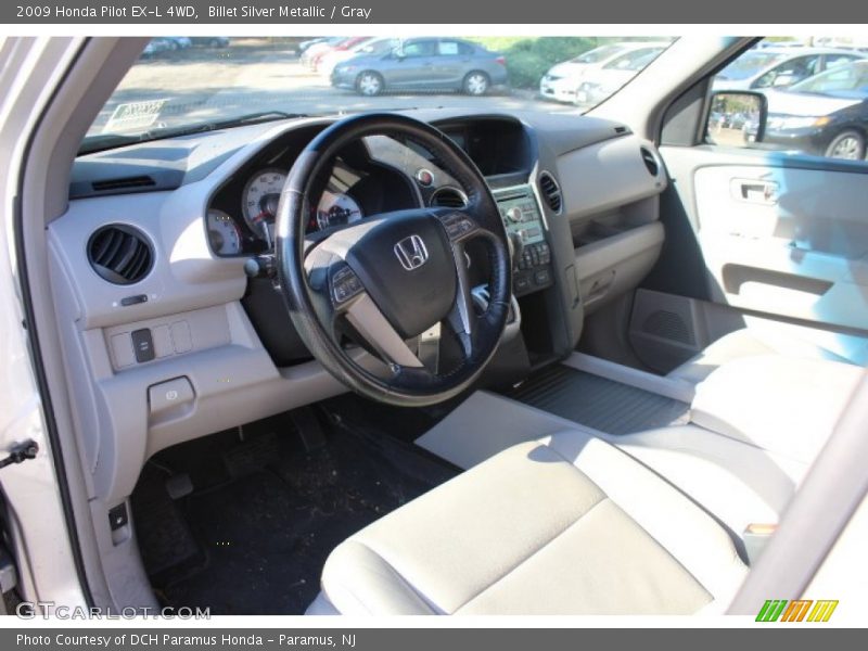 Billet Silver Metallic / Gray 2009 Honda Pilot EX-L 4WD