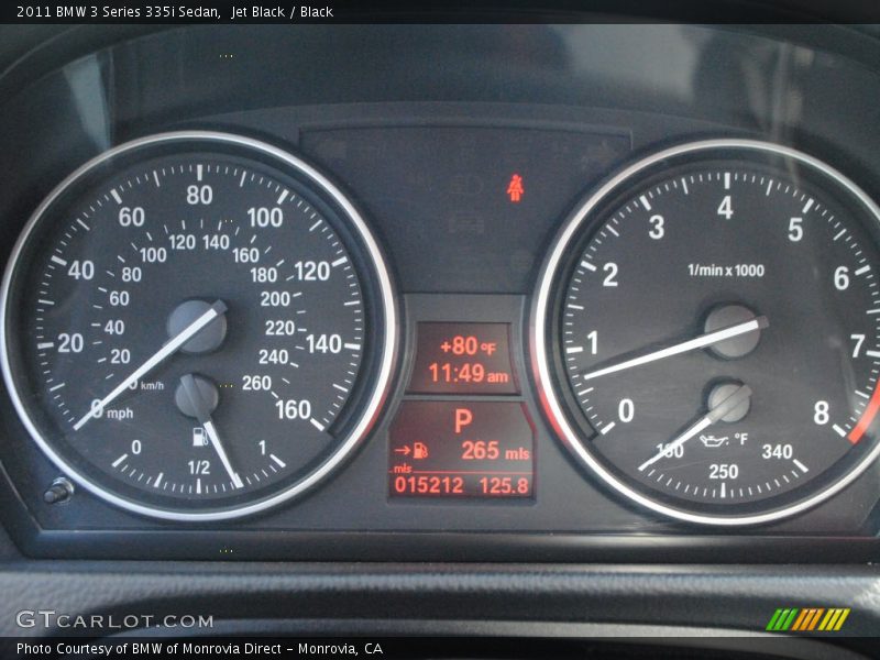 Jet Black / Black 2011 BMW 3 Series 335i Sedan